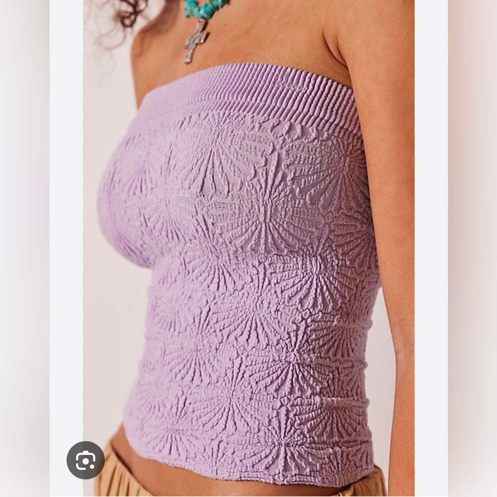 Lavender Love Letter Tube Top by FP